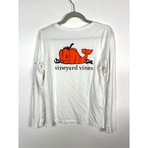 Vineyard vines pumpkin long sleeve shirt